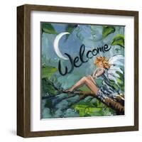 Welcome Fairy-sylvia pimental-Framed Art Print