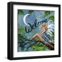 Welcome Fairy-sylvia pimental-Framed Art Print