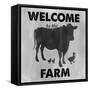 Welcome Farm-Erin Clark-Framed Stretched Canvas