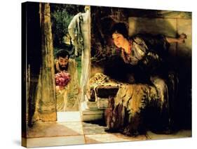 Welcome Footsteps, 1883-Sir Lawrence Alma-Tadema-Stretched Canvas