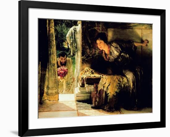 Welcome Footsteps, 1883-Sir Lawrence Alma-Tadema-Framed Giclee Print