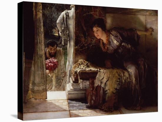 Welcome Footsteps (Well-Known Footsteps)-Sir Lawrence Alma-Tadema-Stretched Canvas