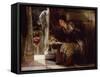 Welcome Footsteps (Well-Known Footsteps)-Sir Lawrence Alma-Tadema-Framed Stretched Canvas