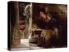 Welcome Footsteps (Well-Known Footsteps)-Sir Lawrence Alma-Tadema-Stretched Canvas