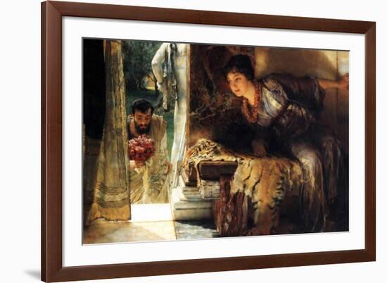 Welcome Footsteps-Sir Lawrence Alma-Tadema-Framed Art Print