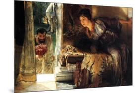 Welcome Footsteps-Sir Lawrence Alma-Tadema-Mounted Art Print