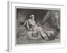 Welcome Footsteps-George L. Seymour-Framed Giclee Print