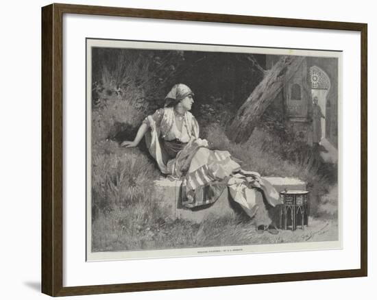 Welcome Footsteps-George L. Seymour-Framed Giclee Print