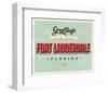 Welcome Fort Lauderdale Grunge-null-Framed Art Print