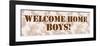 Welcome Home Boys-null-Framed Art Print