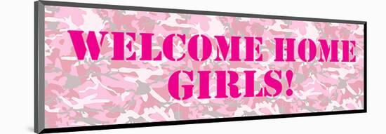 Welcome Home Girls-null-Mounted Art Print