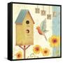 Welcome Home I-Daphne Brissonnet-Framed Stretched Canvas