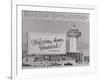 Welcome Home Sign for Howard Hughes-null-Framed Giclee Print