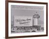 Welcome Home Sign for Howard Hughes-null-Framed Giclee Print