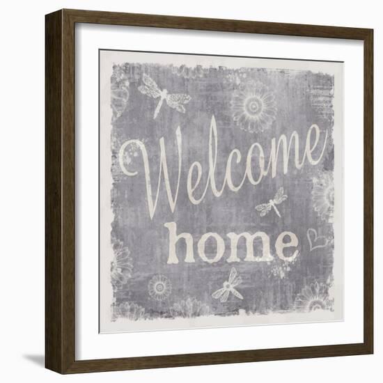 Welcome Home-Slate-ALI Chris-Framed Giclee Print