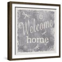 Welcome Home-Slate-ALI Chris-Framed Giclee Print