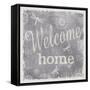 Welcome Home-Slate-ALI Chris-Framed Stretched Canvas