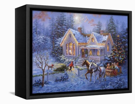 Welcome Home-Nicky Boehme-Framed Stretched Canvas