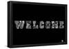 Welcome Languages Text Poster-null-Framed Poster