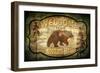 Welcome Lodge Bear-LightBoxJournal-Framed Giclee Print