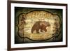 Welcome Lodge Bear-LightBoxJournal-Framed Giclee Print