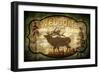 Welcome Lodge Elk-LightBoxJournal-Framed Giclee Print