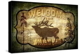 Welcome Lodge Elk-LightBoxJournal-Stretched Canvas