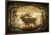 Welcome Lodge Elk-LightBoxJournal-Framed Giclee Print