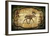 Welcome Lodge Moose-LightBoxJournal-Framed Giclee Print