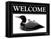 Welcome Loon-Mark Frost-Framed Stretched Canvas