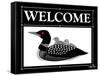 Welcome Loon-Mark Frost-Framed Stretched Canvas