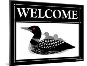 Welcome Loon-Mark Frost-Mounted Giclee Print