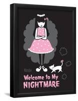 Welcome Nightmare-Emily the Strange-Framed Poster