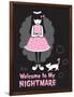 Welcome Nightmare-Emily the Strange-Framed Premium Giclee Print