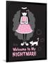 Welcome Nightmare-Emily the Strange-Framed Premium Giclee Print