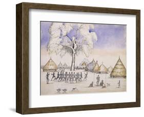 Welcome on Our Return from Shooa, 1864-Sir Samuel Baker-Framed Giclee Print