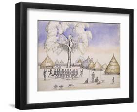 Welcome on Our Return from Shooa, 1864-Sir Samuel Baker-Framed Giclee Print