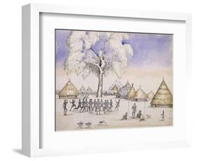 Welcome on Our Return from Shooa, 1864-Sir Samuel Baker-Framed Giclee Print