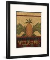 Welcome Pineapple-Warren Kimble-Framed Art Print