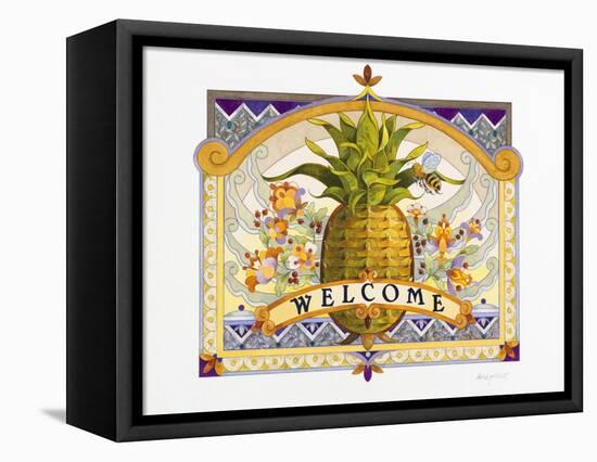 Welcome Pineapple-David Galchutt-Framed Stretched Canvas