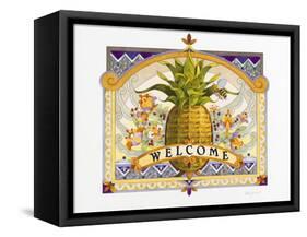 Welcome Pineapple-David Galchutt-Framed Stretched Canvas