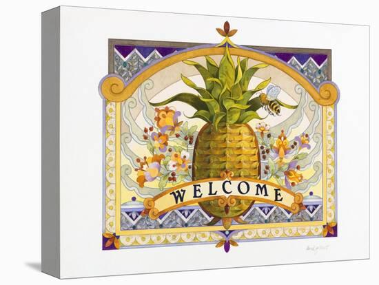 Welcome Pineapple-David Galchutt-Stretched Canvas