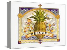 Welcome Pineapple-David Galchutt-Stretched Canvas