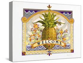 Welcome Pineapple-David Galchutt-Stretched Canvas