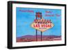 Welcome Sign, Las Vegas, Nevada-null-Framed Art Print