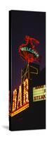 Welcome Sign of a Bar, Million Dollar Cowboy Bar, Jackson, Jackson Hole, Teton County, Wyoming, USA-null-Stretched Canvas