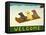 Welcome Sled Dogs-Stephen Huneck-Framed Stretched Canvas