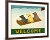 Welcome Sled Dogs-Stephen Huneck-Framed Giclee Print