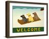 Welcome Sled Dogs-Stephen Huneck-Framed Giclee Print