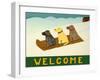 Welcome Sled Dogs-Stephen Huneck-Framed Giclee Print